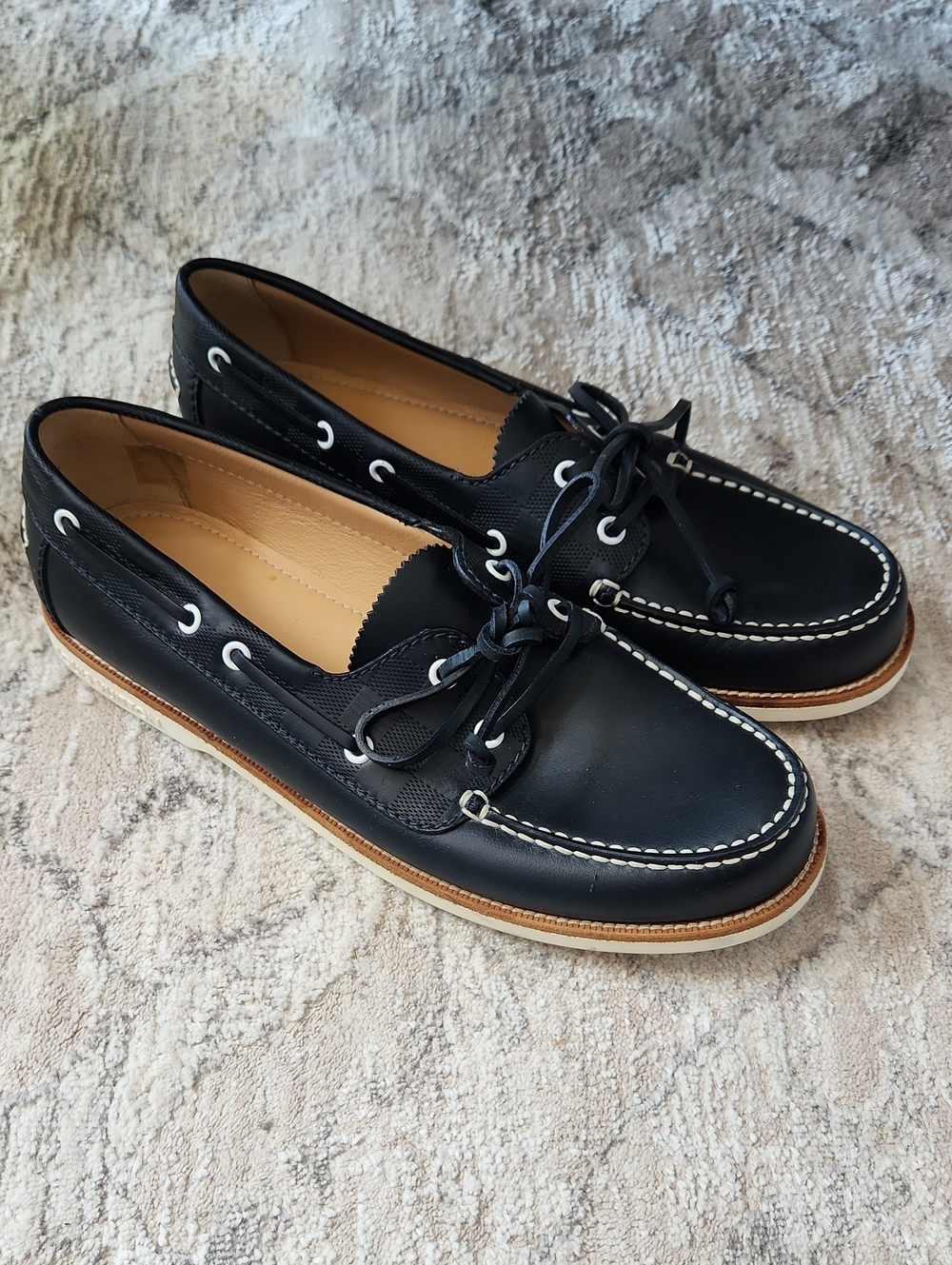 Like New. Louis Vuitton Boat Shoes, Size 9